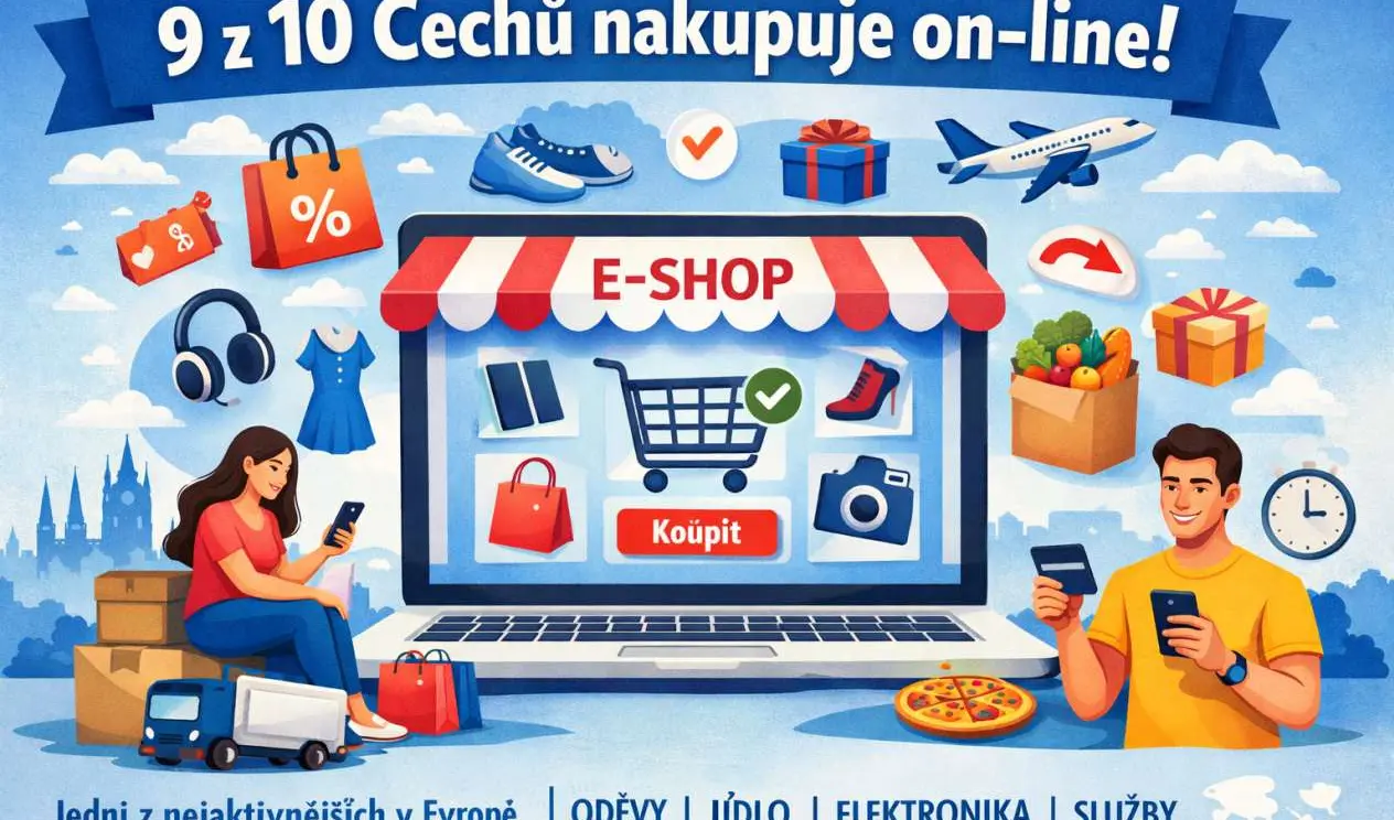 Online nákupy v srdci Prahy