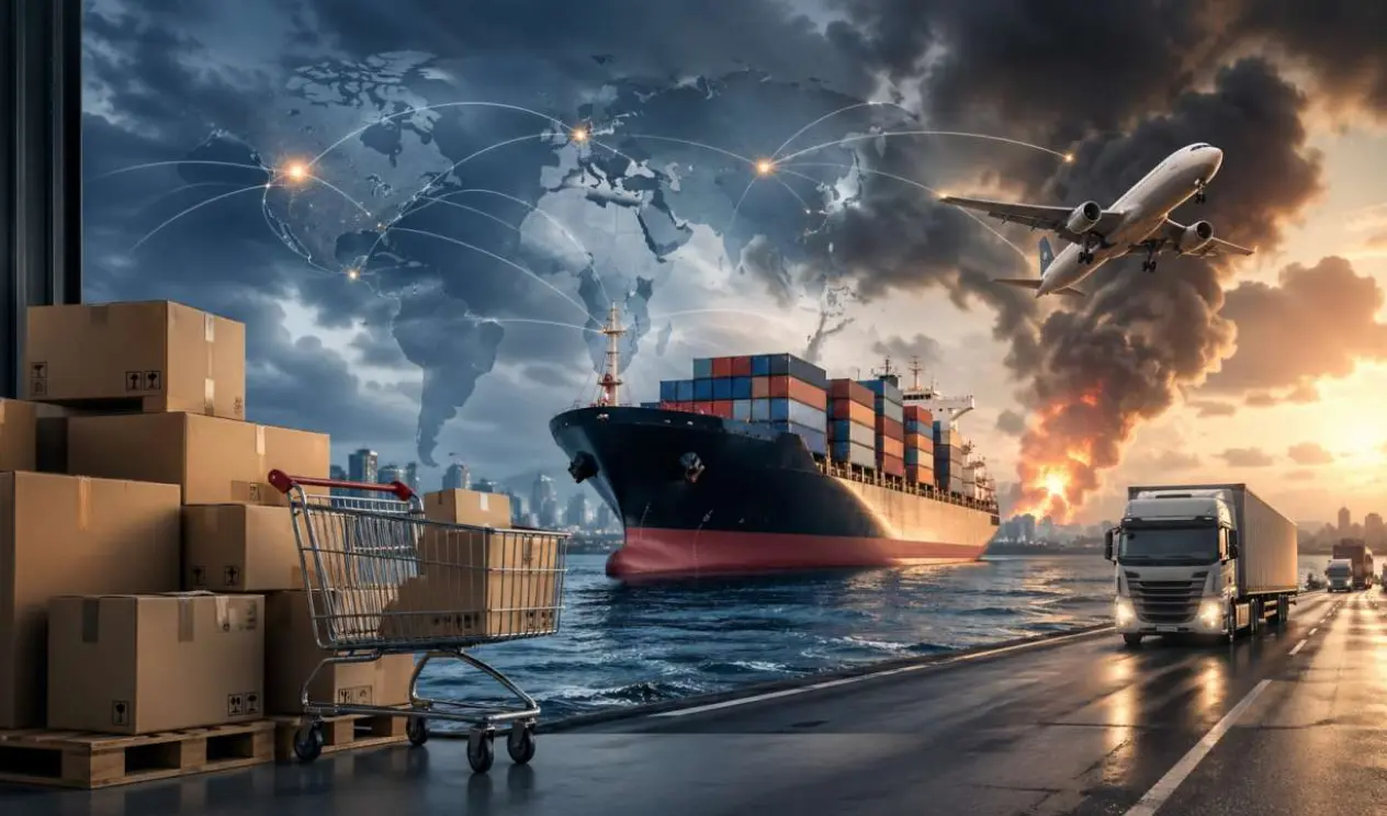 Válka v Íránu ovlivnila logistiku i ceny dopravy e-shopů