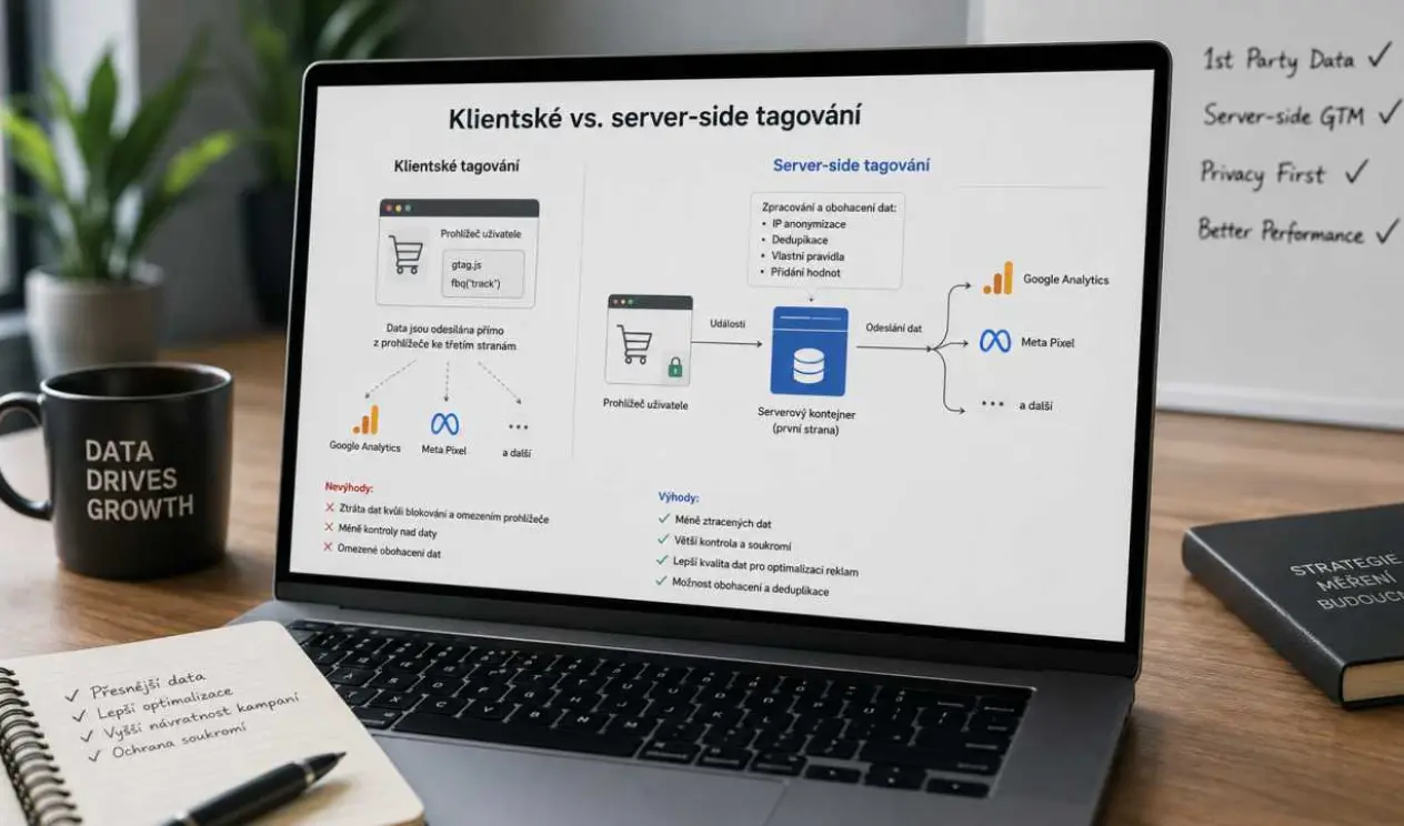 server-side tagování